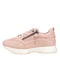 Рожеві шкіряні кросівки на шнурівці | 6816148 | фото 2