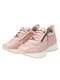 Рожеві шкіряні кросівки на шнурівці | 6816148 | фото 4