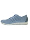 Сині текстильні кросівки на шнурівці | 6816180 | фото 3
