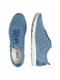Сині текстильні кросівки на шнурівці | 6816180 | фото 6
