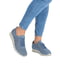 Сині текстильні кросівки на шнурівці | 6816180 | фото 8