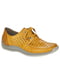 Жовті туфлі на шнурівці | 6816245