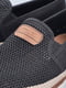 Чорні текстильні туфлі на щільній підошві | 6816256 | фото 10