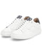 Білі шкіряні кросівки з шнурівкою | 6816269 | фото 8