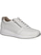 Білі шкіряні кросівки на шнурівці | 6816279