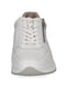 Білі шкіряні кросівки на шнурівці | 6816279 | фото 4