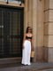 Білі штани-палаццо з льону | 6816779 | фото 6