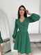 Зелена сукня А-силуету в квітковий принт | 6816910 | фото 4