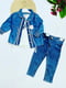 Синій джинсовий костюм | 6817102