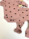 Темно-рожевий костюм в рубчик з принтом | 6817155 | фото 3