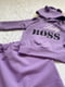 Фіолетовий костюм: худі з вушками, штани | 6817201 | фото 2
