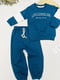 Синій костюм з текстовим принтом | 6817251 | фото 4