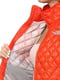 Стеганая оранжевая куртка на синтепоне | 2604375 | фото 4
