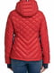 Червона стьобана куртка з рукавами-мітенками | 6817297 | фото 2