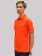 Футболка-поло помаранчевого кольору з логотипом бренду | 6817317 | фото 2