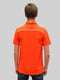 Футболка-поло помаранчевого кольору з логотипом бренду | 6817317 | фото 4