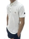Біла футболка-поло з вишитим логотипом бренду | 6817325 | фото 3