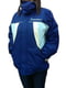 Синя лижна куртка з блакитними вставками | 6817329 | фото 2