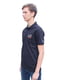 Темно-синя футболка-поло з логотипом бренду | 6817356 | фото 3