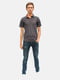 Сіра футболка-поло з технологією Dry Fit | 6817358 | фото 2