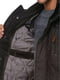 Вітрозахисна чорна куртка з наповнювачем Thinsulite | 6817368 | фото 3