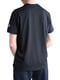 Хлопковая черная футболка с принтом | 6817417 | фото 2