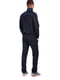 Спортивный темно-синий костюм: кофта и брюки | 6817424 | фото 3