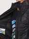Комбінована чорна куртка з технологією Windproof | 6817436 | фото 4
