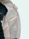 Комбинированная пудровая куртка с технологией Windproof | 6817437 | фото 5