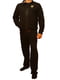 Чорний спортивний костюм з лого: кофта та штани | 6817456 | фото 2