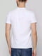 Хлопковая белая футболка с принтом | 6817460 | фото 3
