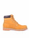 Кожаные желтые ботинки с меховой подкладкой | 6817477 | фото 2