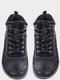 Кожаные черные ботинки средней высоты | 6817479 | фото 2