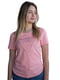 Хлопковая розовая футболка с фирменной вышивкой | 6817513 | фото 2