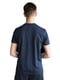Синя футболка із органічної бавовни з принтом | 6817529 | фото 2