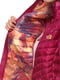 Стеганая бордовая куртка с водоотталкивающей оболочкой DWR | 6817554 | фото 3