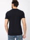 Бавовняна чорна футболка з принтом | 6817575 | фото 4