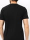 Хлопковая черная футболка с фирменной вышивкой | 6817577 | фото 4