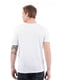 Бавовняна біла футболка з фірмовим принтом | 6817597 | фото 2