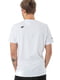 Хлопковая белая футболка с принтом | 6817602 | фото 4