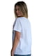 Бавовняна біла футболка з принтом | 6817603 | фото 3