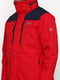 Червона курточка з коміром-стійкою та прихованим капюшоном | 6817612 | фото 2