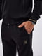 Хлопковый черный костюм: кофта и джоггеры | 6817650 | фото 7