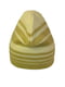 Трикотажаная желтая шапка в полоску | 6817720 | фото 3
