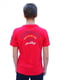Хлопковая красная футболка с принтом и аппликациями | 6817764 | фото 3