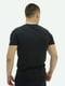 Хлопковая черная футболка с фирменным принтом | 6817795 | фото 2