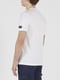 Хлопковая белая футболка с фирменным принтом | 6817797 | фото 4