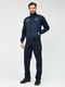 Спортивний темно-синій костюм: кофта та штани | 6817846 | фото 2