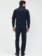 Утепленный темно-синий костюм: кофта и брюки | 6817853 | фото 5