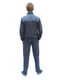 Спортивний темно-синій костюм: кофта та штани | 6817854 | фото 3